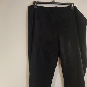 Vera Wang Simply Vera Black microfiber  Jegging Pants Size 2XL Large Stretch $44